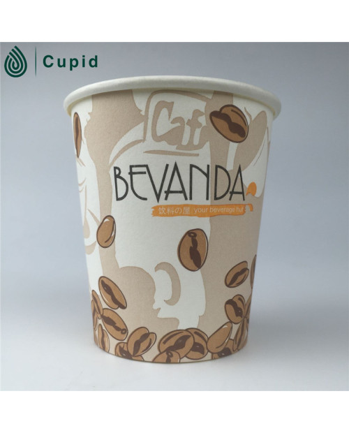 Disposable hot drink paper cup coffee with lids